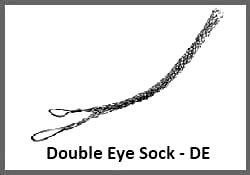 double eye cable sock